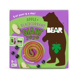 Bear Giant Fruit Yoyos apple and blackcurrant fruit rolls 5 x 20g - British product