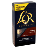 L'OR Forza coffee pods Intensity 9 10 pack, UK version