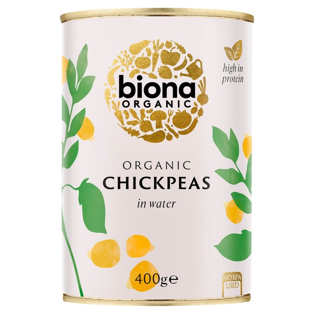 Biona organic chickpeas 400g - British product