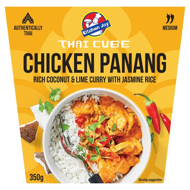 Kitchen Joy Chicken Panang Curry ready meal 350g, UK version