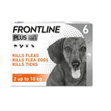 Frontline flea treatment small dog 2-10kg 6 pipettes - British product
