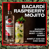 Bacardi raspberry rum 70cl - British product