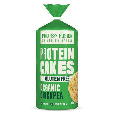 Profusion Økologiske Protein Kikerter Cake Snacks 100g