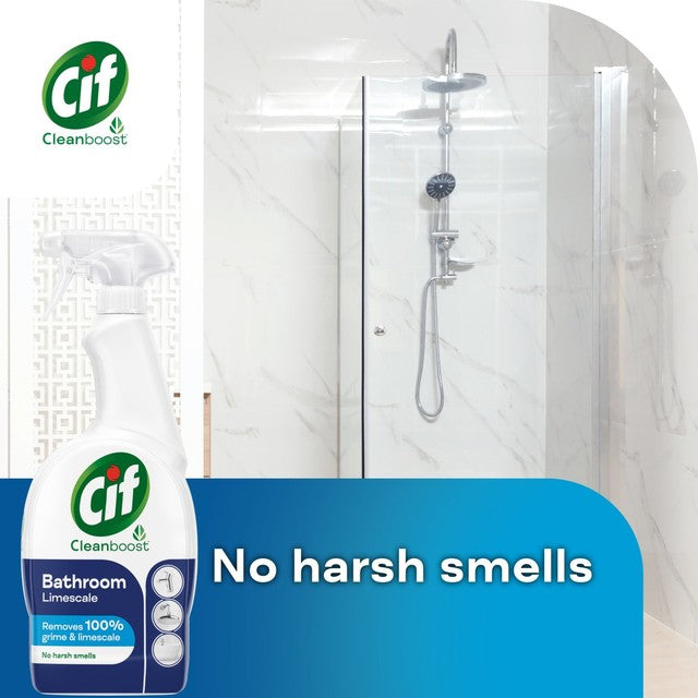 Cif Cleanboost bathroom cleaner spray 700ml - British product