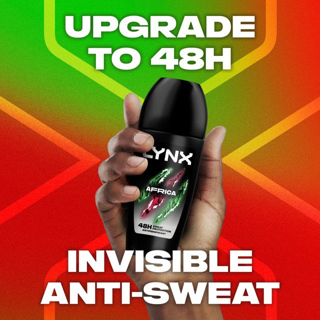 Lynx Africa antiperspirant roll-on deodorant 50ml, UK version