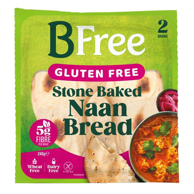 BFree Glutenfri Naanbrød Pakke med 2 (240g)