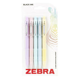 Zebra Pastel Z Grip 5pk