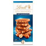 Lindt Les Grandes Hazelnuts Milk Chocolate Bar 150g, UK version