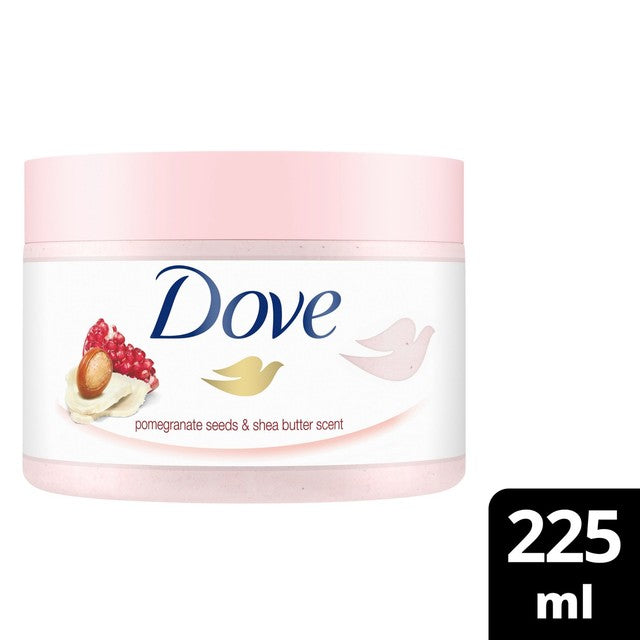 Dove pomegranate and shea butter body scrub 225ml - British product