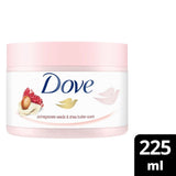 Dove pomegranate and shea butter body scrub 225ml - British product