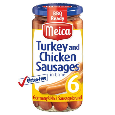 Meica Turkey & Chicken Hot Dog Sausages in Brine 380g