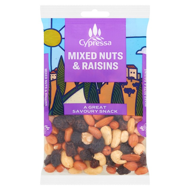 Cypressa Mixed Nuts & Raisins 200g - British product