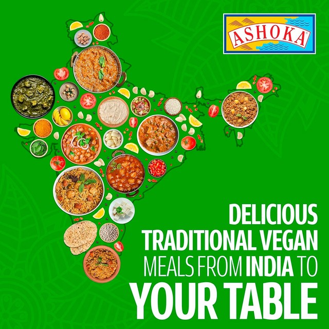 Ashoka Punjabi Choley Heat to Eat 280g - British product
