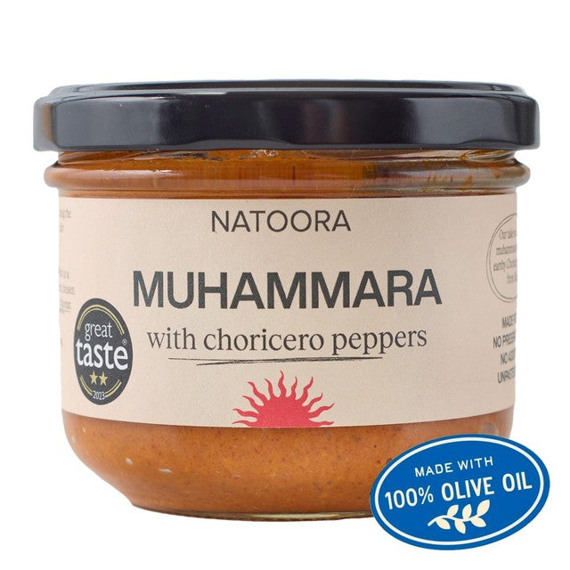 Natoora Muhammara with Choricero Peppers dip 165g, imported from the UK
