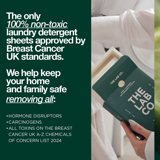 The Lab Co laundry detergent strips Refreshing 64pk (British brand)