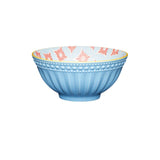 KitchenCraft pale blue detailed ceramic bowl 16x16x7.2 cm, UK version