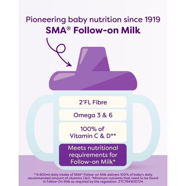 SMA Pro 2 follow-on milk powder 800g (British brand)