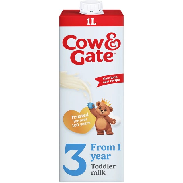 Cow & Gate 3 toddler milk formula 1L - British product