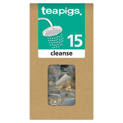 Teapigs Cleanse Herbal Tea Bags Lemon Ginger Coconut 15 Count