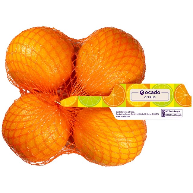 Ocado Large Oranges fresh citrus fruit, imported from the UK