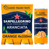 San Pellegrino Classic Taste Orange sparkling beverage 4x330ml (British brand)