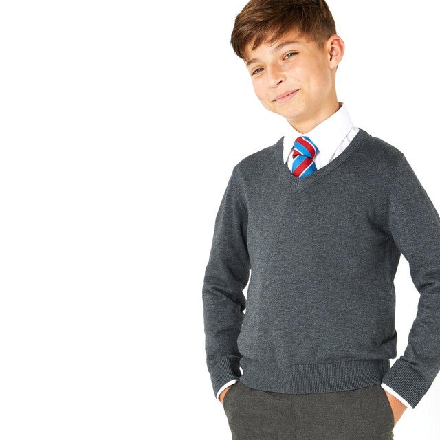 M&S grey children's cotton jumper 4-5 years, imported from the UK