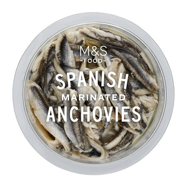 M&S Spanish anchovy fillets in rapeseed oil 130g, imported from the UK
