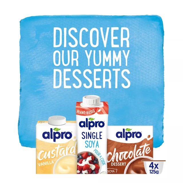 Alpro Vanilla Soya Custard 525g - British product