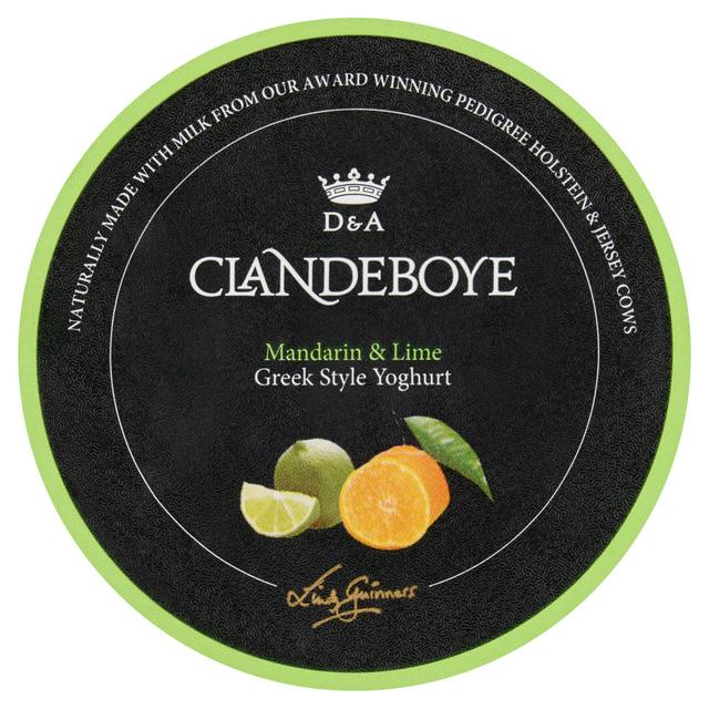 Clandeboye Mandarin Lime Greek Style Yoghurt 150g