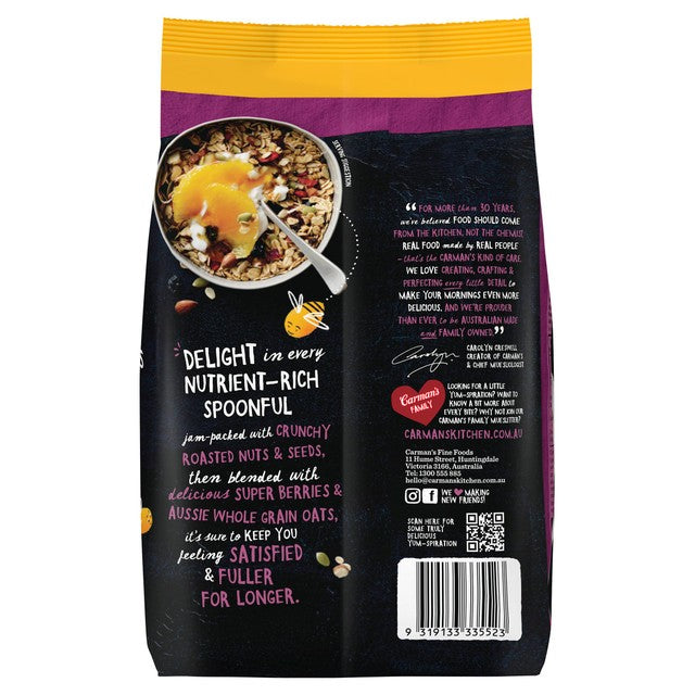 Carmans Kitchen Super Berry Muesli Bag