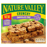 Nature Valley chocolate chip cereal bars 5 x 42g, imported from the UK