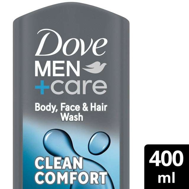 Dove Men+Care Clean Comfort body wash 400ml - British product