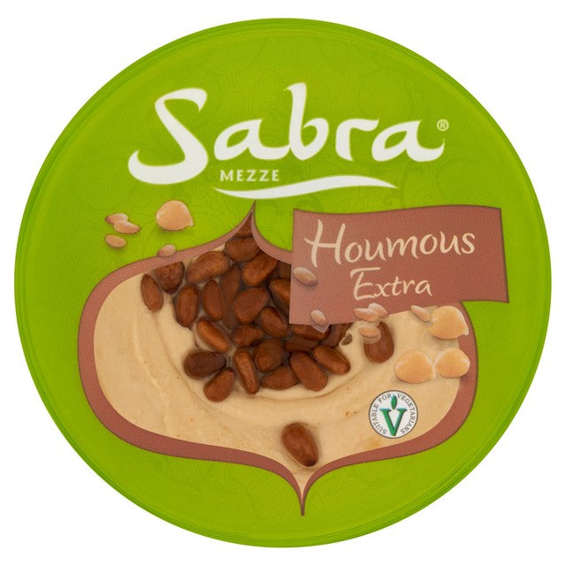 Sabra houmous with pine nuts 200g (British brand)