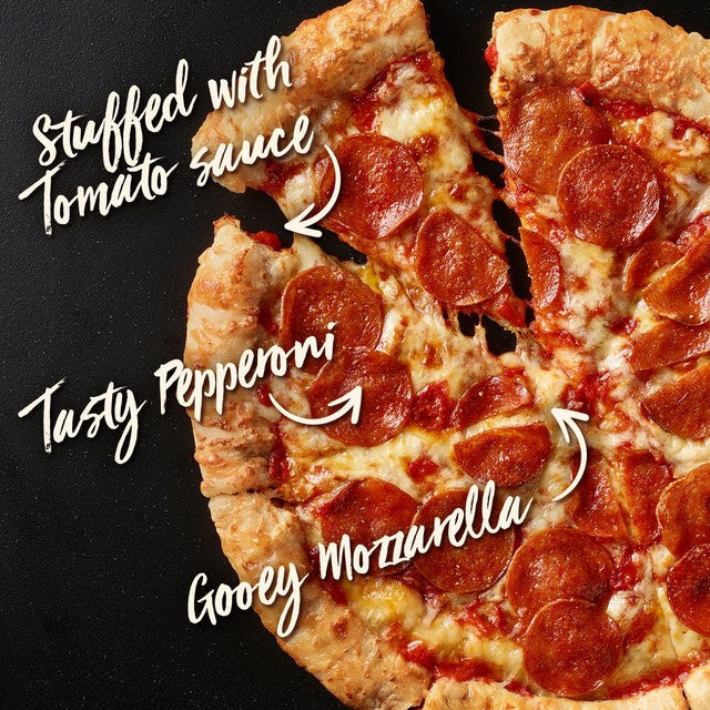 Chicago Town Takeaway Stuffed Crust Pepperoni Pizza 645g - British product