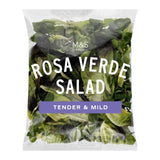 M&S Rosa Verde mixed leaf salad 140g, imported from the UK