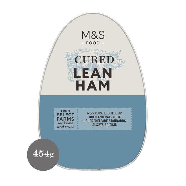 M&S Danish Lean Ham 454g, imported from the UK