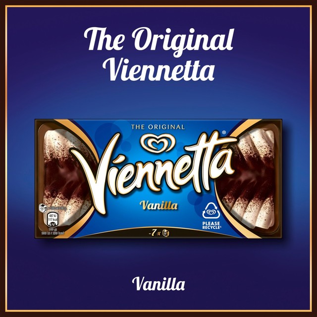 Viennetta vanilla ice cream dessert 650ml (British brand)