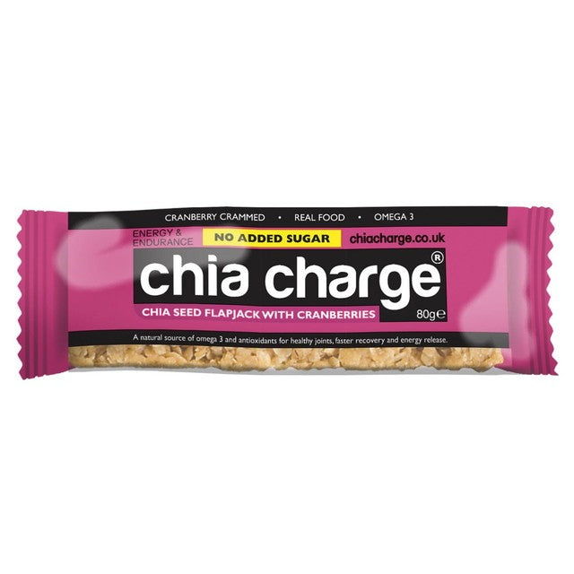 Chia Charge Cranberries Chia Seed Flapjack 80g - British product