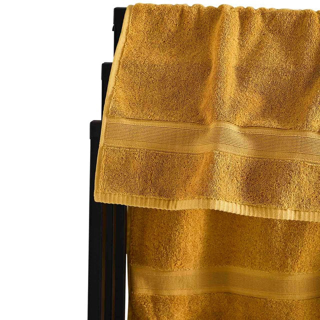 M&S pure cotton face towels dark ochre, imported from the UK