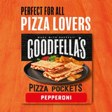 Goodfella's pepperoni pizza pockets 250g - British product
