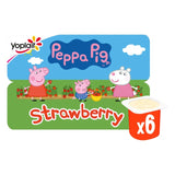 Peppa Pig Strawberry Yoghurt Pots 6 x 45g, imported from the UK