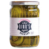 Dino's sweet pickled cucumber slices 530g - British product