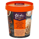 Sainsburys Cornish Sea Salted Caramel Brittle Ice Cream Taste the Difference 480ml