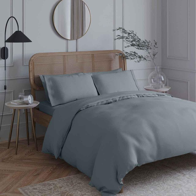 M&S Duvet Cover Light Wedgewood King Size, imported from the UK