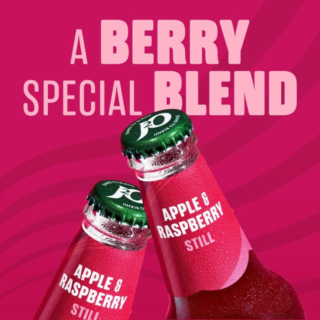 J2O Apple and Raspberry soft drink 4 x 275ml, UK version