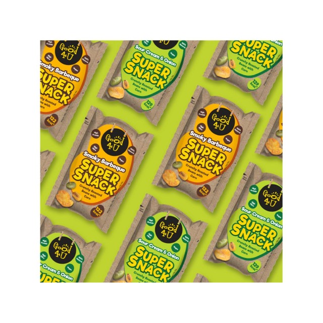 Good4U roasted bean mix snack sour cream and onion 130g, UK version