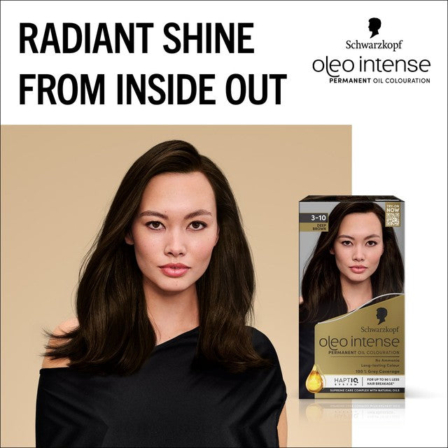 Schwarzkopf hair dye 3-10 Deep Brown 115ml (British brand)