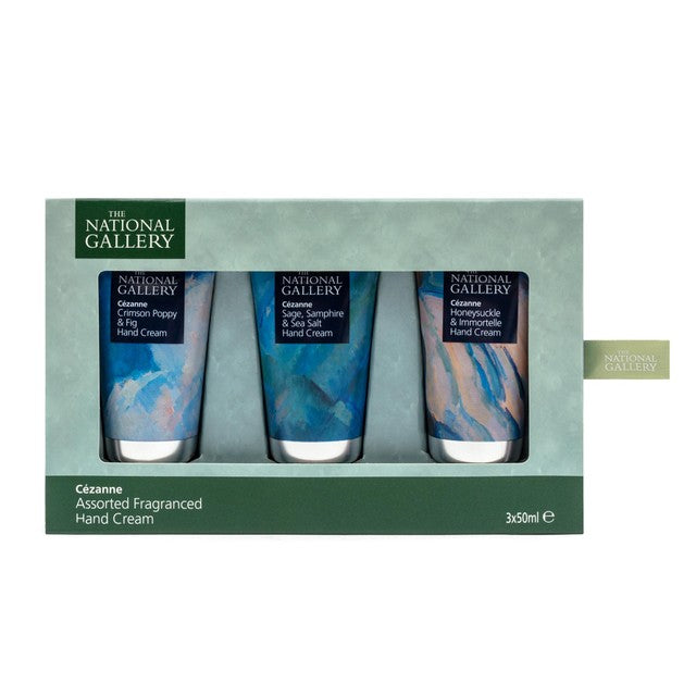 National Gallery trio hand cream set 150ml, imported from the UK