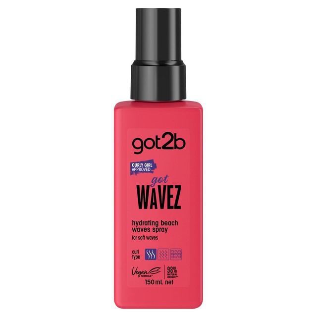 Got2b Beach Waves Hydrating Curl Enhancing Hair Spray 150ml, UK version