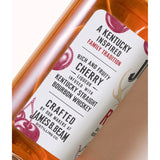 Jim Beam black cherry bourbon whiskey 70cl, UK version
